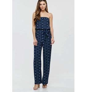 Boho Tube Top Jumpsuit